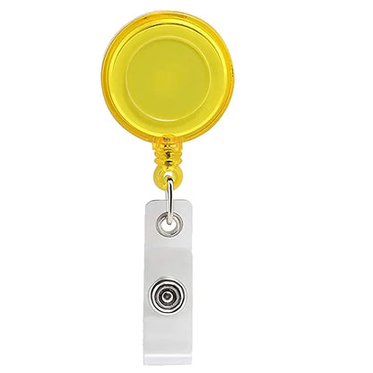 10pcs Retractable Badge Reels – Lanyard ID Holders for Office, School & Events