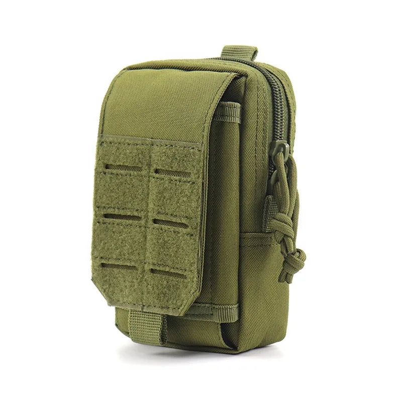 Tactical Multifunction Waist Bag – Molle Travel Pouch, EDC Phone Holder, Fanny Pack for Camping, Hiking & Hunting