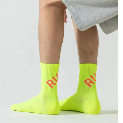 Running Compression Socks – Short Tube Athletic Sports Socks for Men & Women, Anti-Slip Cushion Marathon, Fitness & Basketball Performance Socks