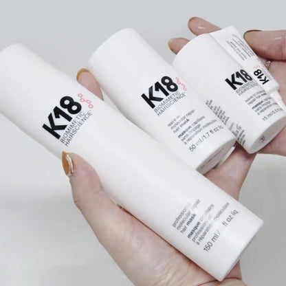 K18 Leave-In Molecular Repair Hair Mask – Deep Conditioning Keratin Treatment for Smooth, Healthy Hair (50ml/150ml)