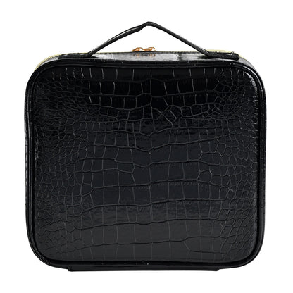 New PU Leather Cosmetic Bag for Women – Multi-Functional Portable Travel Makeup Storage Case