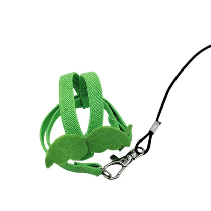 Ultra-Light Parrot Bird Flying Traction Rope: Adjustable Harness Outgoing Leash with Comfortable Handle Straps Band