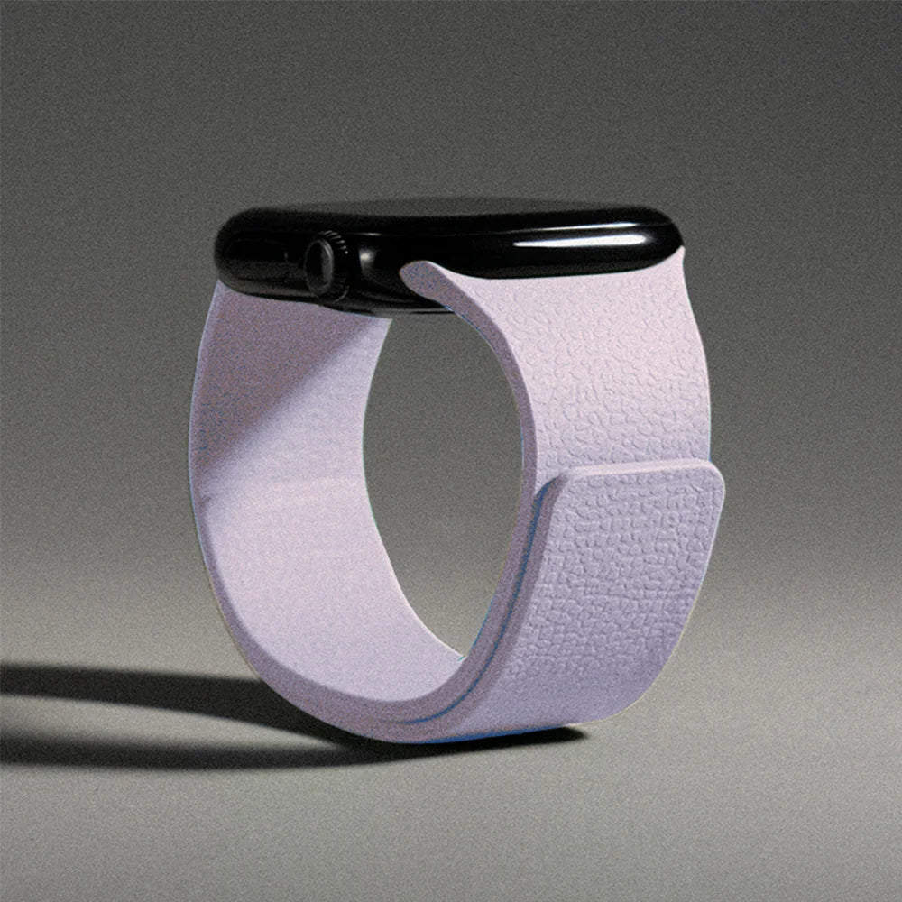 Silicone Magnetic Strap for Apple Watch - Adjustable Band for 49mm/46mm/45mm/44mm/42mm/41mm/40mm Series Ultra, SE & More