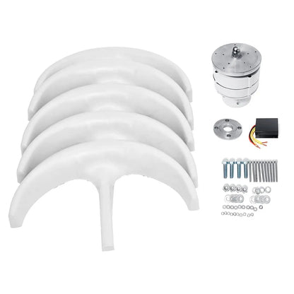 3000W Vertical Wind Turbine – 12V/24V/48V Small Windmill with 220V Output for Home & Farm, Includes MPPT Controller