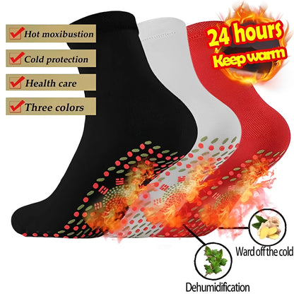 Tourmaline Thermal Socks - Elastic Self-Heating Short Socks for Everyday Comfort