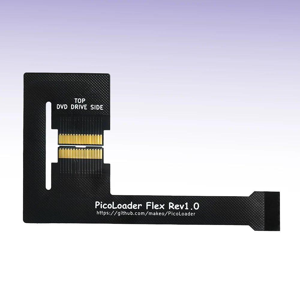 RetroScaler Black PicoLoader Flex Cable – No-Weld SD2SP2/GC2SD SDGecko for Nintendo GameCube Console