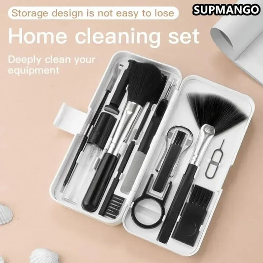 Q10 Multi-Piece Cleaning Kit - Multi-Functional for Laptops, Mobile Phones, Headphones, and Keyboards
