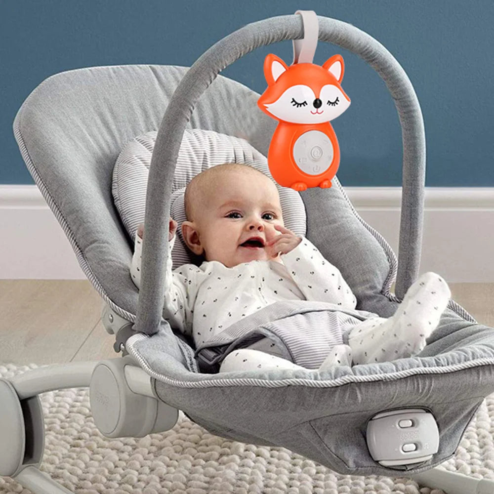 Portable White Noise Machine for Babies – Soother with 5 Music Sounds, Night Light & Timed Shutdown for Toddler Sleep