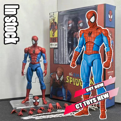 Ct Toys Spiderman Mafex 143 Ben Reilly Comic Version – The Amazing Spider-Man Anime Action Figure, Collectible Toy Gift