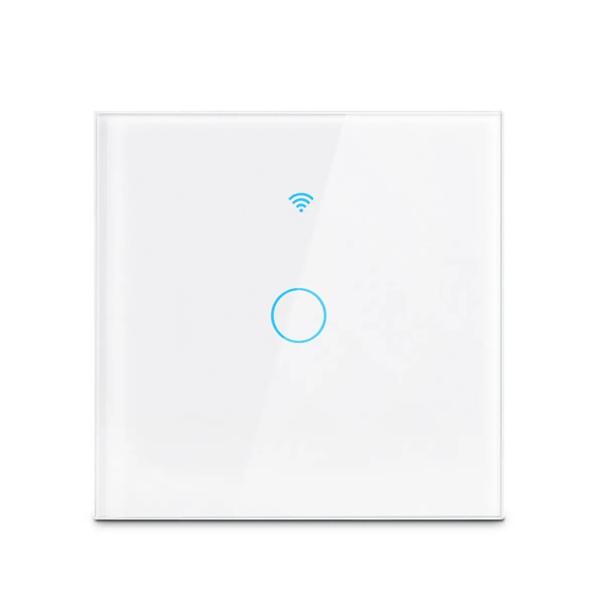 Tuya WiFi Smart Home Switch - US/EU Glass Touch Panel, Voice & Wireless Remote Control Compatible with Alexa & Google Home