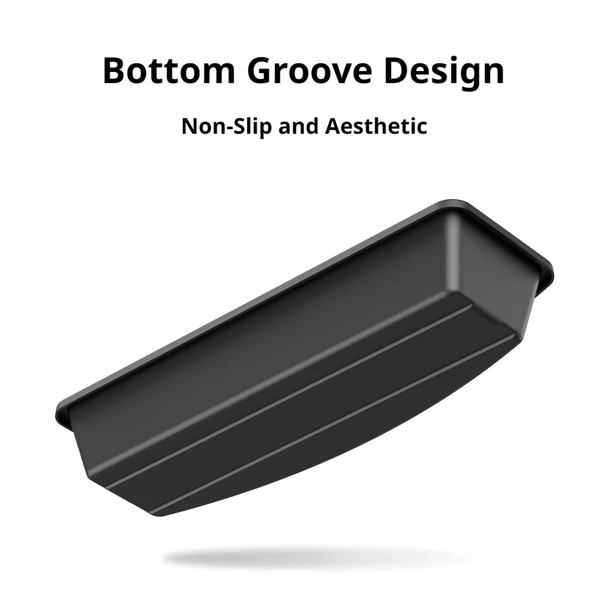 Universal Car Under-Seat Storage Box - ABS Anti-Slip Front Seat Drawer Organizer