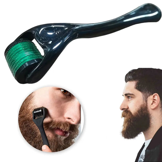 Microneedle Derma Roller - 540-Needle Facial, Body & Beard Skin Roller 0.2-0.3mm