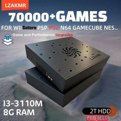 X8 Pro Retro Gaming Console – 8GB RAM 2TB ROM, 70,000+ Built-in Games, Windows 11, 60+ Emulators (PS2, Wii, PSP, GameCube) Plug & Play Game Device