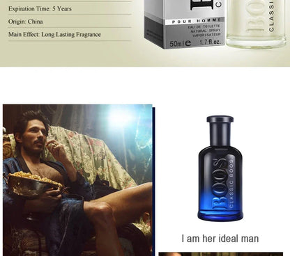 Hot Sale Self-Confidence Cologne for Men – Fresh Temptation Fragrance, Gentleman Perfume Atomizer