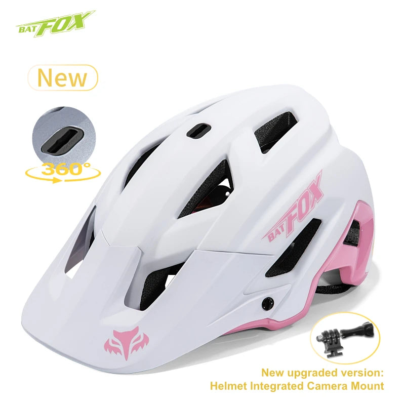 BATFOX MTB Cycling Helmet – Ultralight Men’s Bicycle Helmet Casco for Mountain & Road Racing Speedframe Safety Gear