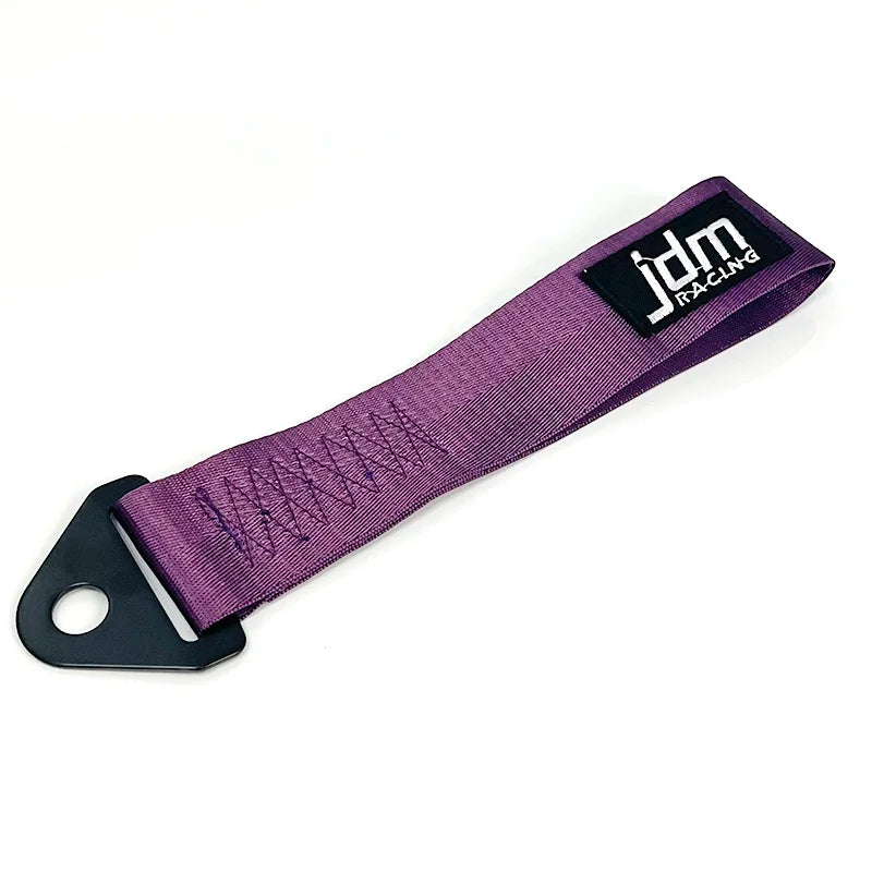 High-Strength Nylon Car Tow Strap - Universal JDM Racing Front & Rear Bumper Towing Accessory