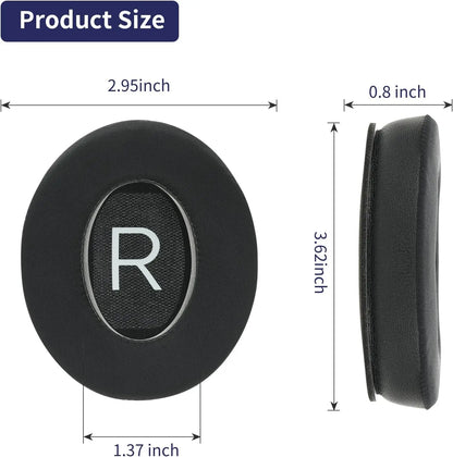 QC45 Cooling-Gel Ear Pads – Compatible with Bose QC35/QC35II, Noise-Isolating Replacement Cushions