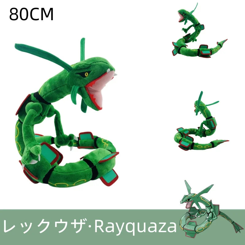 Pokémon Plush Toys — Zygarde, Eevee, Rayquaza, Charizard, Mewtwo & More Soft Stuffed Dolls Gift