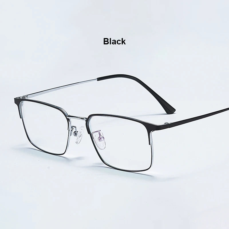Prescription Titanium Eyeglasses - Blue Light Blocking Reading Glasses for Men & Women Myopia Optical Frames