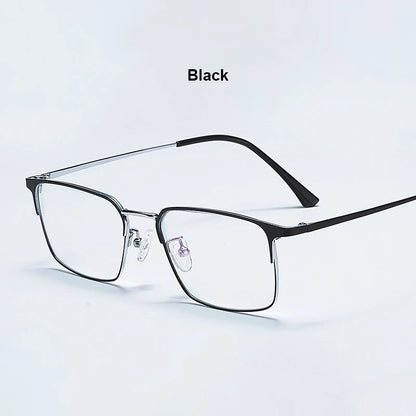 Prescription Titanium Eyeglasses - Blue Light Blocking Reading Glasses for Men & Women Myopia Optical Frames