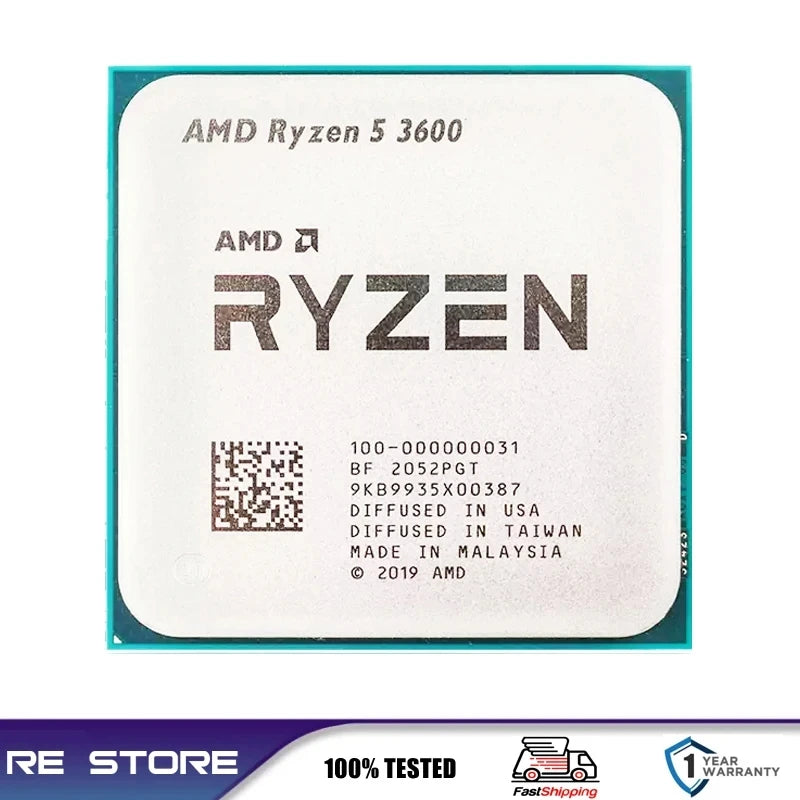 AMD Ryzen 5 3600 – 3.6GHz 6-Core 12-Thread LGA AM4 CPU Processor
