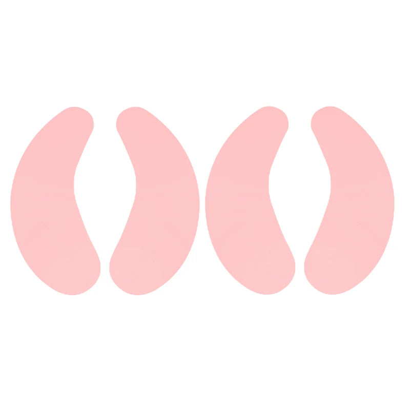 2 Pairs Reusable Silicon Eye Pads for Lash Lifting – Eyelash Perming Silicone Pads & Lash Lift Ribbons Makeup Tools