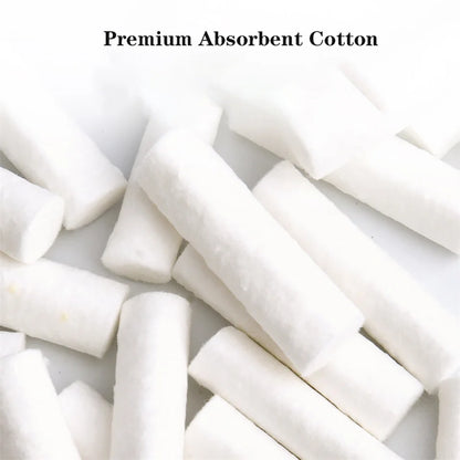 50PCS Disposable Lip Tattoo Swabs — Cotton Sticks for Semi-Permanent Makeup & Lip Coloring Accessories