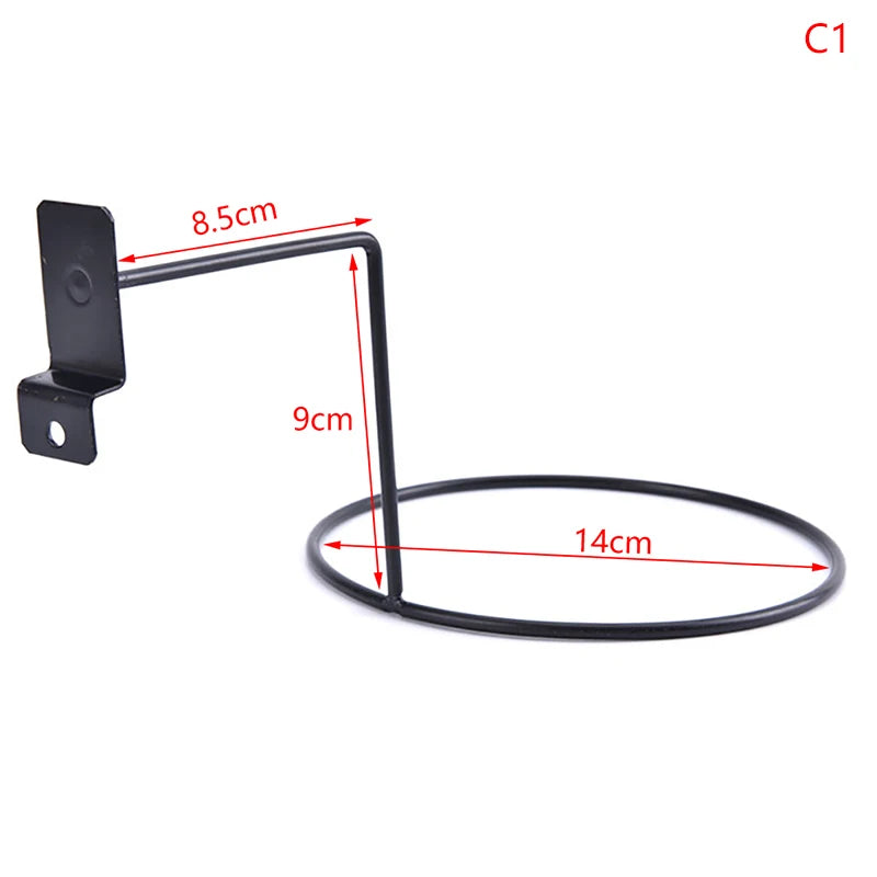 Multi-Purpose Football Display Shelf – Wall-Mounted Basketball Storage Rack, Iron Space-Saving Holder for Living Room Decoration