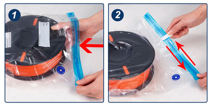 3D Printer Filament Storage Vacuum Bag – Humidity Resistant Sealing Bag for PLA, ABS, PETG Filament Drying