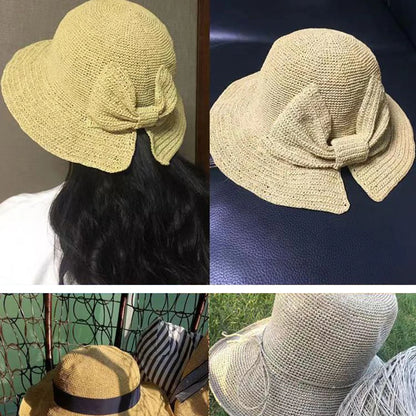 Raffia Straw Yarn - 100g Handmade Crochet Material for Summer Hats, Bags & DIY Handcraft Projects