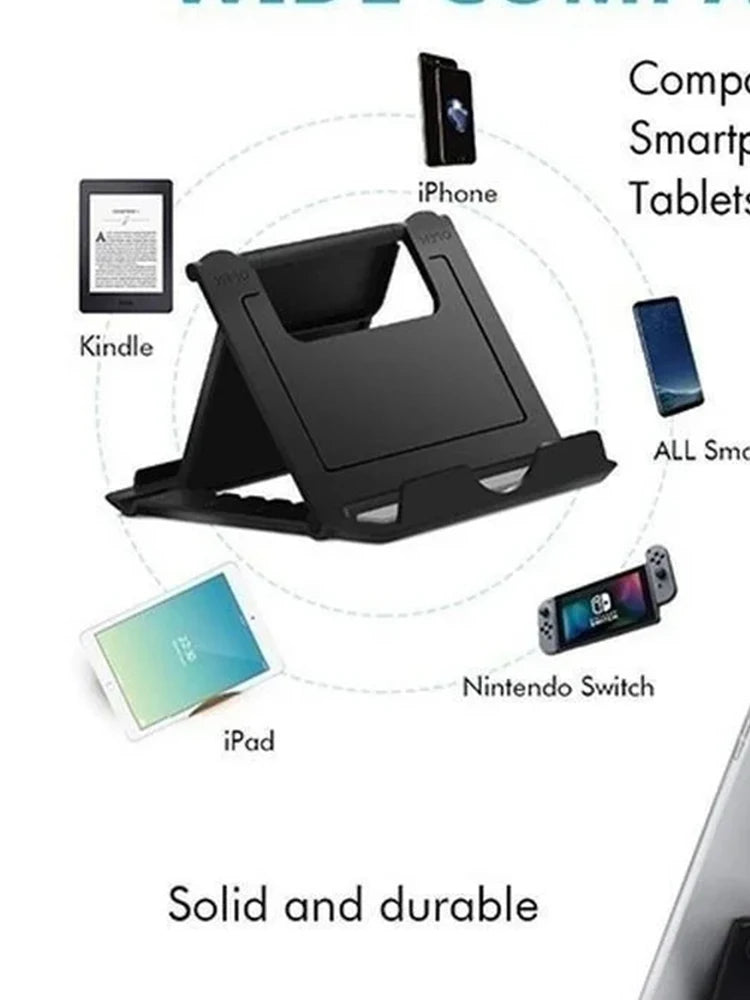 Cadaget Flexible Foldable Phone & Tablet Stand – Portable Mobile Holder & Desk Bracket for Smartphones