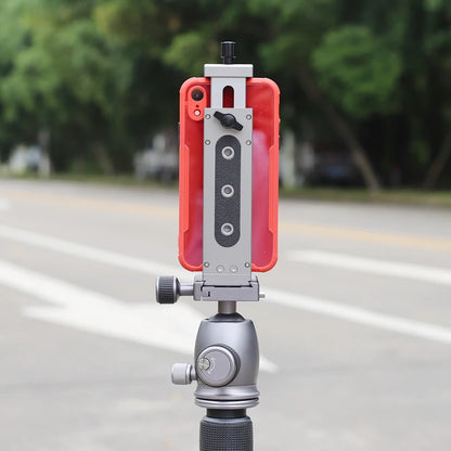 Universal Aluminum Alloy Tablet & Phone Stand – Adjustable Tripod Holder Clip for Mobile Devices