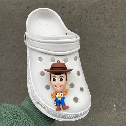 Toy Story Shoe Charms Set - Buzz Lightyear, Woody & Alien DIY Decorations for Clogs and Sandals