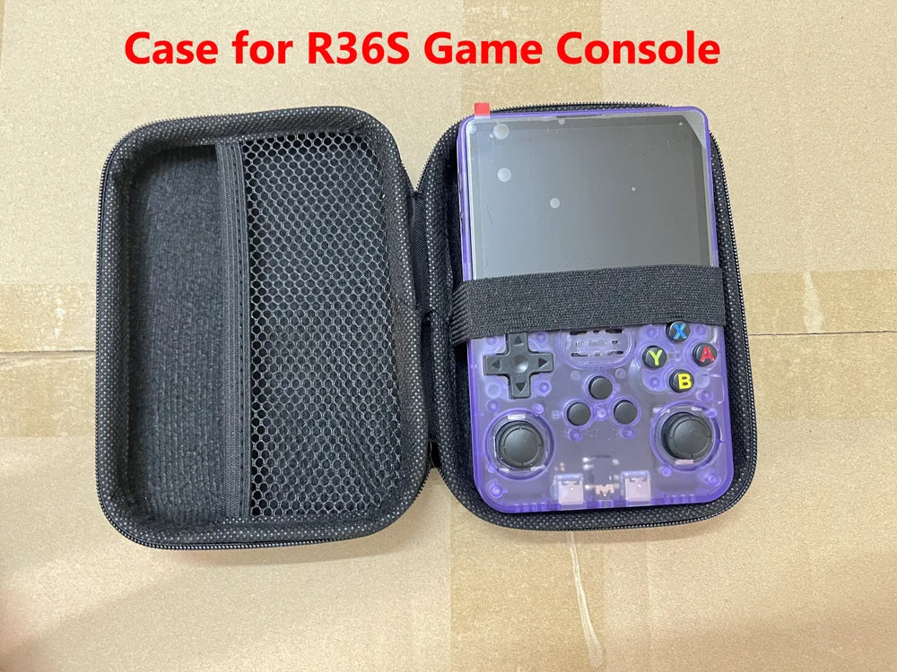 Protective Game Storage Case for Miyoo Mini Plus & Anbernic RG35XX XU10 - Portable Console Bag for M17, R36S, R35S - Secure Carry Solution