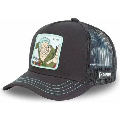 LUFFY Embroidered Baseball Cap - Adjustable Outdoor Hip Hop Hat for Men & Women Spring Summer Fashion