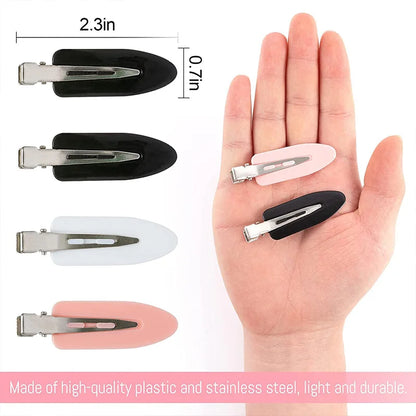 10PCS No Crease Hair Clips Set – Basic Hairpins for Women & Girls, No Bend, Styling & Makeup Accessories