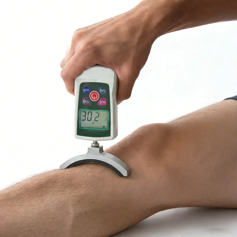 ALIYIQI 500N Digital Force Gauge - Handheld Push Pull Dynamometer for Muscle Strength Testing Sports & Rehabilitation