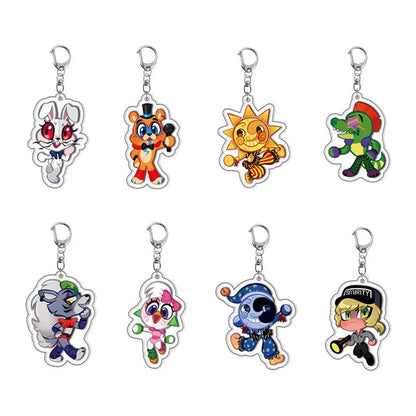 Sundrop FNAF Acrylic Keychain Pendant – Cute Fan Gift & Fun Souvenir Llavero Accessories