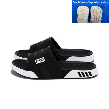 Men's Lightweight EVA Slippers - Soft Non-Slip Indoor Home, Shower & Beach Slides