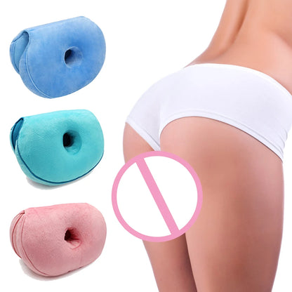 Multifunction Orthopedic Memory Foam Seat Cushion – Dual Comfort Pelvis Pillow for Hip Lift & Pressure Relief