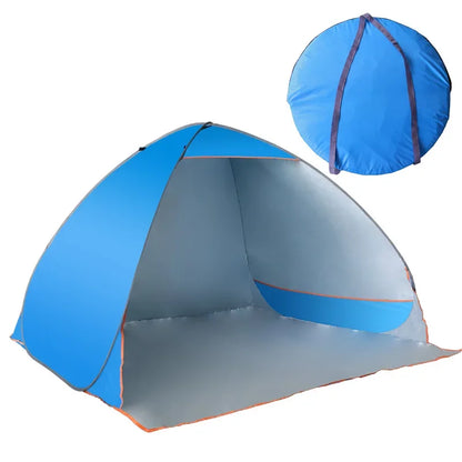 Pop-Up Beach Tent 165×150×110cm – UV Protection, Full Shade, Ultralight & Portable for Family Camping & Travel