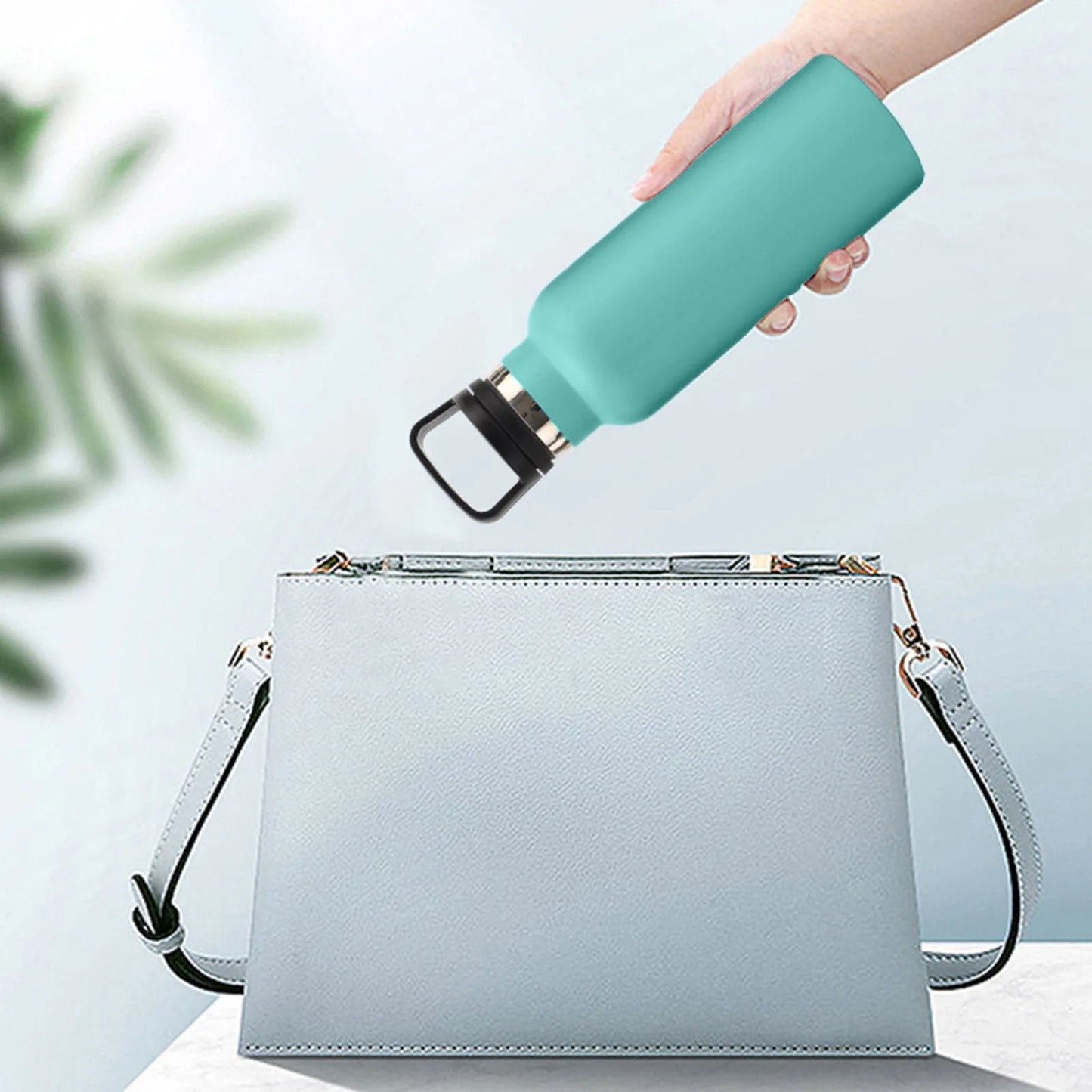21oz Stainless Steel Straw Cup – Vacuum Insulated Water Bottle for Daily Use, Sports & Car