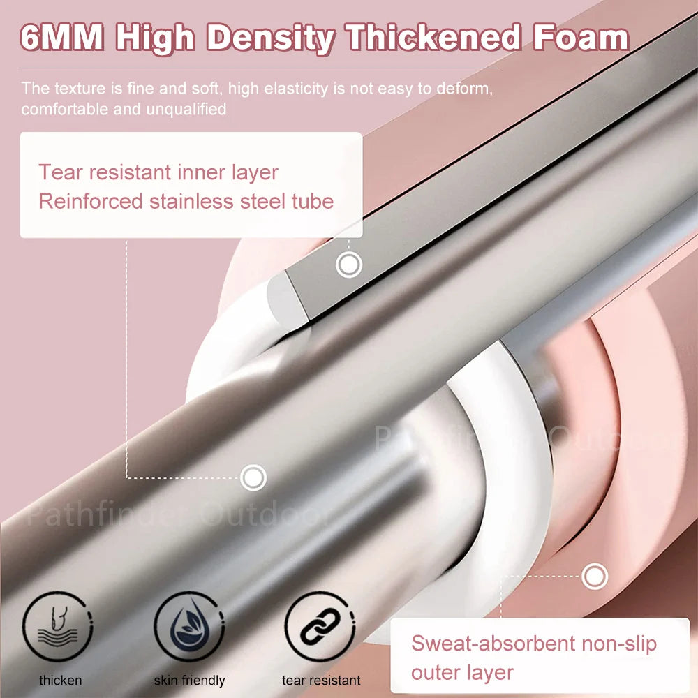 Adjustable Yoga Hunchback Corrector: Stainless Steel Body Stick for Improved Posture, Standing Training - Gym & Home Sports Equipment