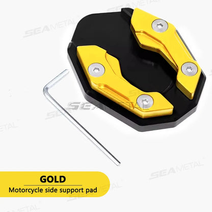 BLALION Aluminum Motorcycle Kickstand Extender – Side Stand Foot Pad Support Plate Accessory