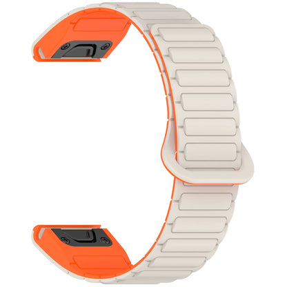 Silicone Magnetic QuickFit Strap for Garmin Fenix — Compatible with Fenix 8/7X/7/7S/5X/5S Plus/3HR (20mm, 22mm, 26mm)