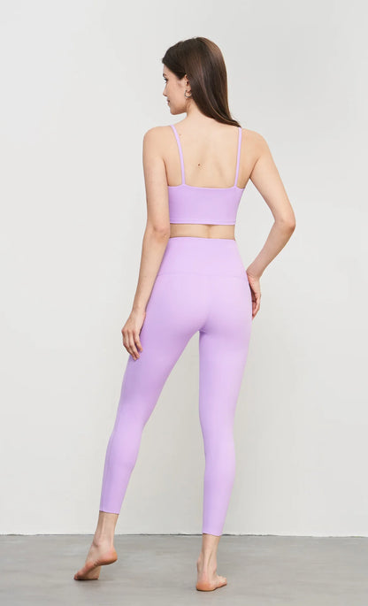 Women’s Lycra Four-Way Stretch Yoga Pants – High Waist Seamless Sports Leggings, T-Line Free Gym Fitness Wear