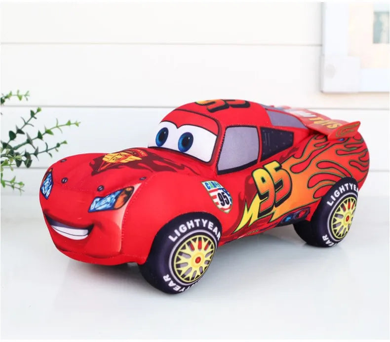 Pixar Cars 3 Lightning McQueen Plush Toy — 17–35cm Soft Stuffed Pillow Cushion for Kids