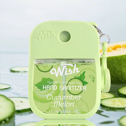 Moisturizing Hand Sanitizer Spray - Coconut, Watermelon, Cucumber & Cherry Blossom Scented Hand Cleaning Mist