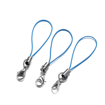 20/50/100PCS Lanyard Strap Cords - Lobster Clasp Rope Keychains for Charms, Pendants, Mobile Accessories & DIY Crafts