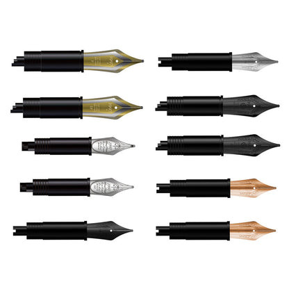 HongDian Fountain Pen Nibs — F/EF/B Replacement Tips for Pens, Spare Nibs for Office & Practice Use